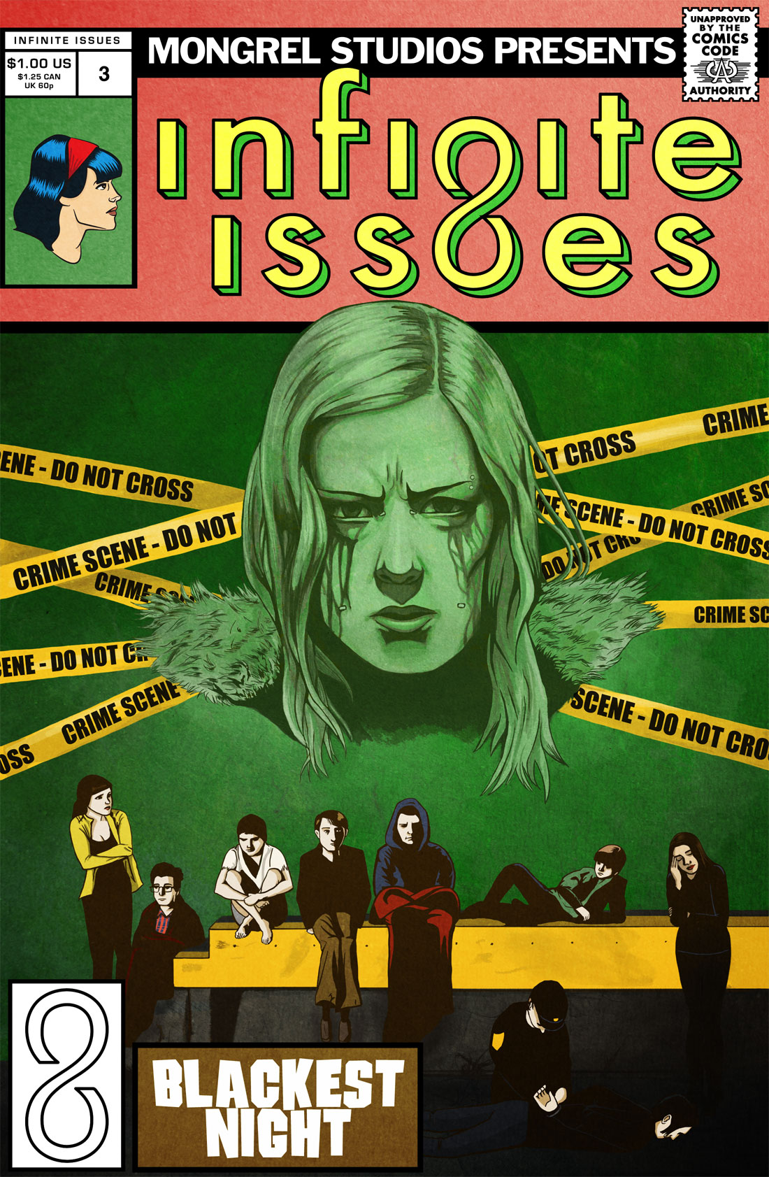 Infinite Issues cover art by Crystal Carter